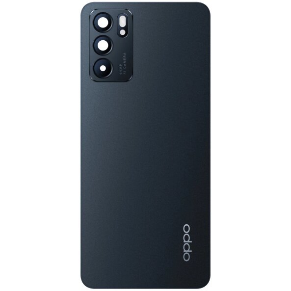 Capac Baterie Oppo Reno6 5G, Negru (Stellar Black), Service Pack 4907797 