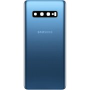 Capac Baterie Samsung Galaxy S10 G973, Albastru (Prism Blue), Service Pack GH82-18378C 