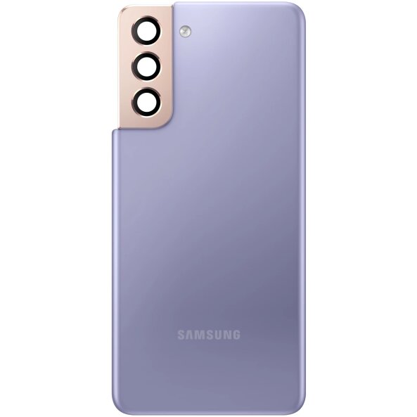 Capac Baterie Samsung Galaxy S21 G991, cu Geam Camera Spate, Mov, Swap