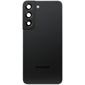 Capac Baterie Samsung Galaxy S22 5G S901, Negru (Phantom Black), Service Pack GH82-27434A 