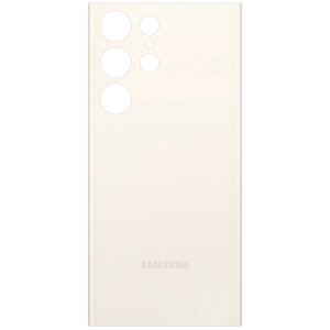 Capac Baterie Samsung Galaxy S23 Ultra S918, Alb (Cream) 