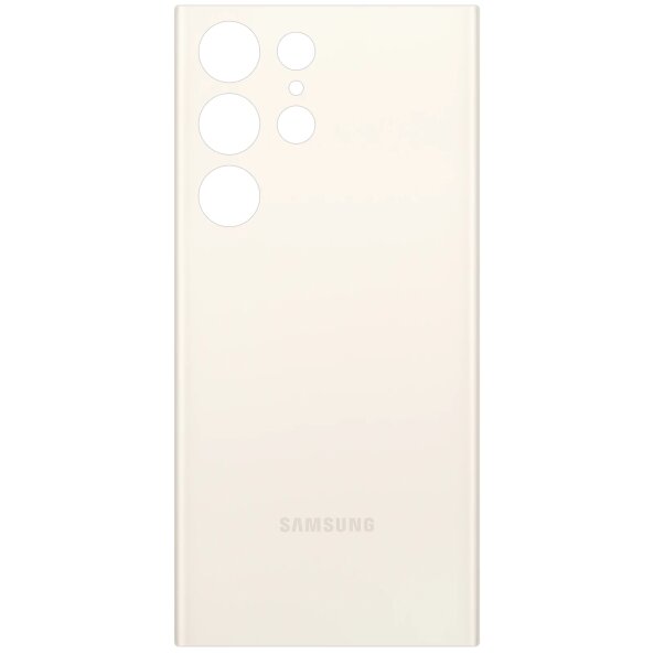 Capac Baterie Samsung Galaxy S23 Ultra S918, Alb (Cream) 