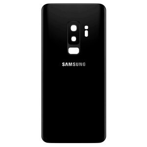 Capac Baterie Samsung Galaxy S9+ G965, Negru (Midnight Black), Service Pack GH82-15652A 