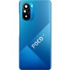 Capac Baterie Xiaomi Poco F3, Albastru (Ocean Blue), Service Pack 56000CK11A00 