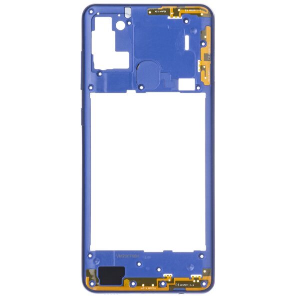Carcasa Mijloc Samsung Galaxy A21s A217, Albastra