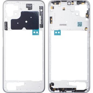 Carcasa Mijloc Samsung Galaxy A22 5G A226, Alba, Service Pack GH81-20721A
