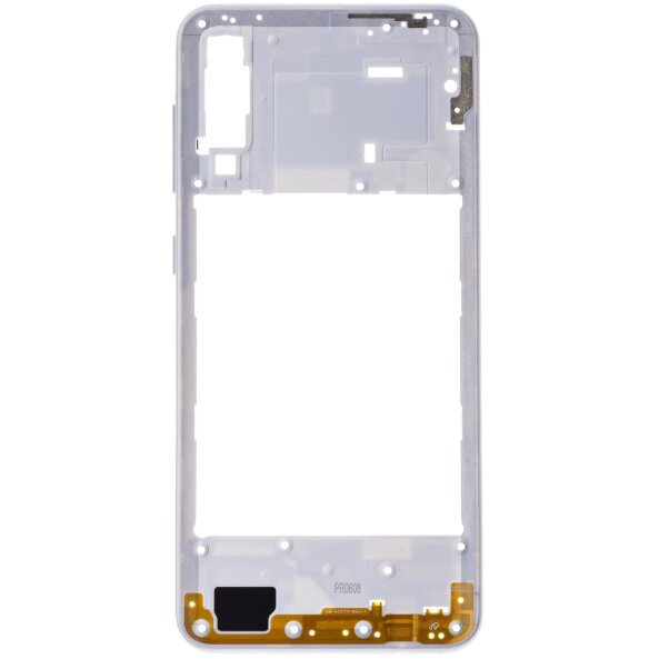 Carcasa Mijloc Samsung Galaxy A30s A307, Alba, Service Pack GH98-44765D 