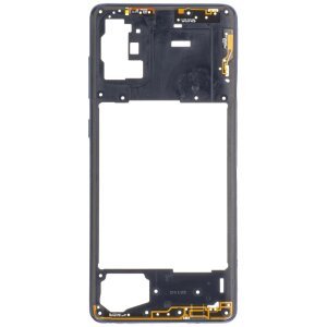 Carcasa Mijloc Samsung Galaxy A71 A715, Neagra (Prism Crush Black)