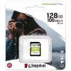 Card Memorie SDXC Kingston Canvas Select Plus, 128Gb, Clasa 10 / UHS-1 U1 SDS2/128GB-SD 