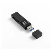 Cititor Card USB XO Design, SD - microSD, Negru 