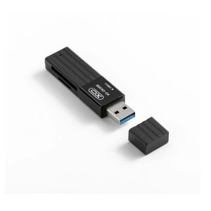 Cititor Card USB XO Design, SD - microSD, Negru 