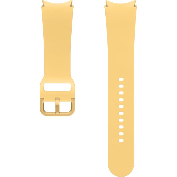 Curea Samsung Sport pentru Galaxy Watch6 / Classic / Watch5 / Pro / Watch4 Series, M/L, Galbena ET-SFR94LOEGEU 