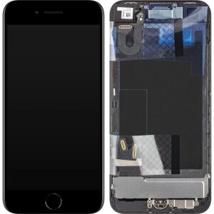 Display cu Touchscreen Apple iPhone SE (2022), cu Rama, Negru, Service Pack 661-26353