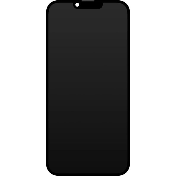 Display cu Touchscreen JK pentru Apple iPhone 14 Plus, cu Rama, Versiune LCD In-Cell, Negru 