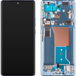 Display cu Touchscreen Motorola Edge 40 Pro, cu Rama, Albastru (Lunar Blue), Service Pack 5D68C22011 
