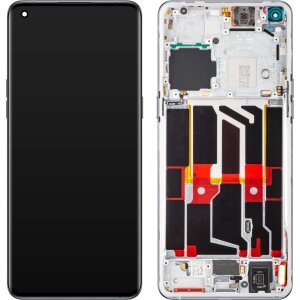 Display cu Touchscreen Oppo Find X5 Pro, cu Rama, Alb (Ceramic White), Service Pack 4130011