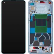 Display cu Touchscreen Oppo Reno6 5G, cu Rama, Albastru, Service Pack 4907750