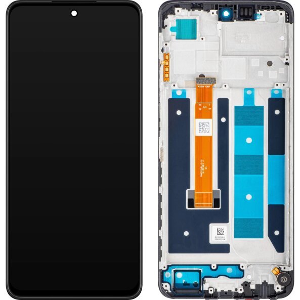 Display cu Touchscreen Realme C55, cu Rama, Negru, Service Pack 4130438 