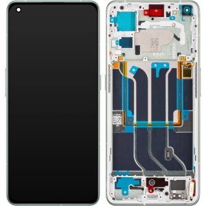 Display cu Touchscreen Realme GT2 Pro, cu Rama, Verde (Paper Green), Service Pack 4909407