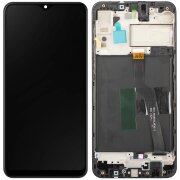 Display cu Touchscreen Samsung Galaxy A10 A105, cu Rama, Versiune SUB 0.2, Negru, Service Pack GH82-19367A
