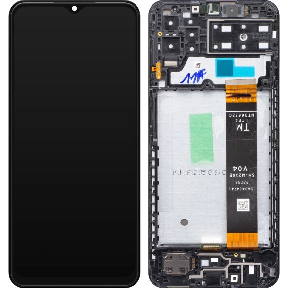 Display cu Touchscreen Samsung Galaxy A13 A135, cu Rama, Negru, Service Pack GH82-28508A