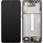 Display cu Touchscreen Samsung Galaxy A33 5G A336, cu Rama, Negru, Service Pack GH82-28143A