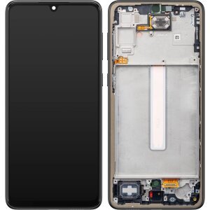 Display cu Touchscreen Samsung Galaxy A33 5G A336, cu Rama, Negru, Service Pack GH82-28143A