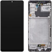 Display cu Touchscreen Samsung Galaxy A42 5G A426, cu Rama, Negru, Service Pack GH82-24375A