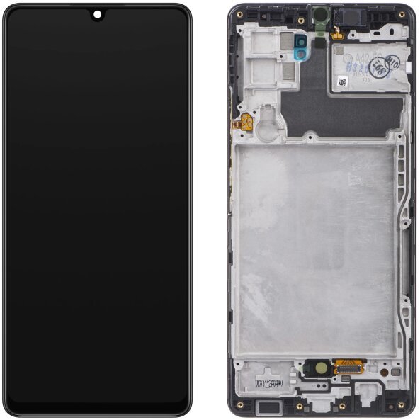 Display cu Touchscreen Samsung Galaxy A42 5G A426, cu Rama, Negru, Service Pack GH82-24375A
