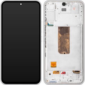 Display cu Touchscreen Samsung Galaxy A54 A546, cu Rama, Alb, Service Pack GH82-31231B