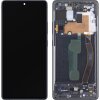 Display cu Touchscreen Samsung Galaxy S10 Lite G770, cu Rama, Negru, Service Pack GH82-21672A