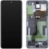 Display cu Touchscreen Samsung Galaxy S20 5G G981 / S20 G980, cu Rama, Negru (Cosmic Grey), Service Pack GH82-31432A 
