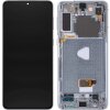 Display cu Touchscreen Samsung Galaxy S21+ 5G G996, cu Rama, Argintiu (Phantom Silver), Service Pack GH82-27268C 