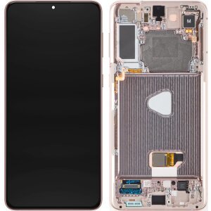 Display cu Touchscreen Samsung Galaxy S21+ 5G G996, cu Rama, Mov (Phantom Violet), Service Pack GH82-27267B 