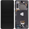 Display cu Touchscreen Samsung Galaxy S21+ 5G G996, cu Rama, Negru, Service Pack GH82-24553A