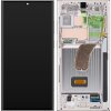 Display cu Touchscreen Samsung Galaxy S23 Ultra S918, cu Rama, Argintiu, Service Pack GH82-30466G