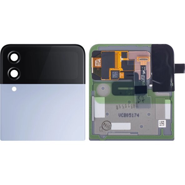 Display cu Touchscreen Samsung Galaxy Z Flip4 F721, Sub Outer, Albastru (Bespoke), Service Pack GH97-27947E