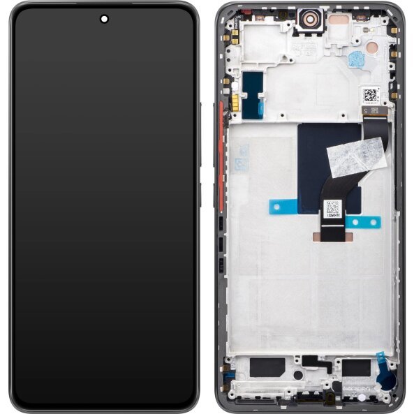 Display cu Touchscreen Xiaomi 12 Lite, cu Rama, Negru, Service Pack 56000300L900
