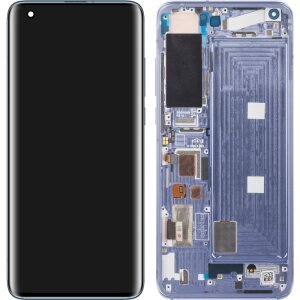 Display cu Touchscreen Xiaomi Mi 10 5G, cu Rama, Versiune C, Gri (Twilight Grey), Service Pack 56000J00J200 