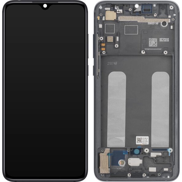 Display cu Touchscreen Xiaomi Mi 9 Lite, cu Rama, Gri, Service Pack 560610118033