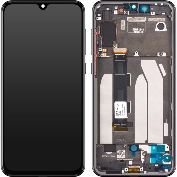 Display cu Touchscreen Xiaomi Mi 9 SE, cu Rama, Gri, Service Pack 5606101010B6