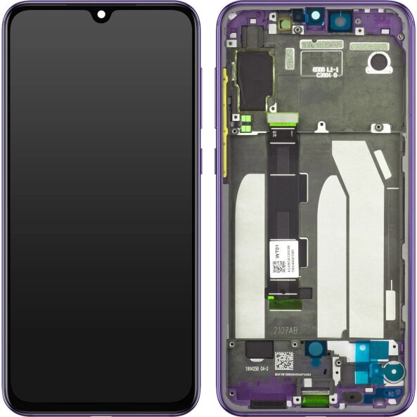 Display cu Touchscreen Xiaomi Mi 9 SE, cu Rama, Mov, Service Pack 5612100040B6