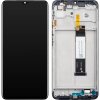 Display cu Touchscreen Xiaomi Poco M3, cu Rama, Negru, Service Pack 560002J19C00