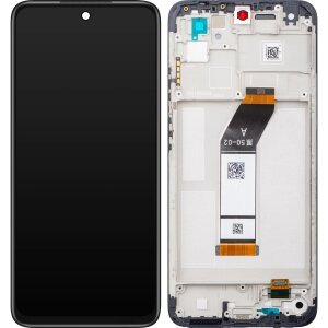 Display cu Touchscreen Xiaomi Redmi 10, cu Rama, Gri (Tarnish), Service Pack 560002K19A00