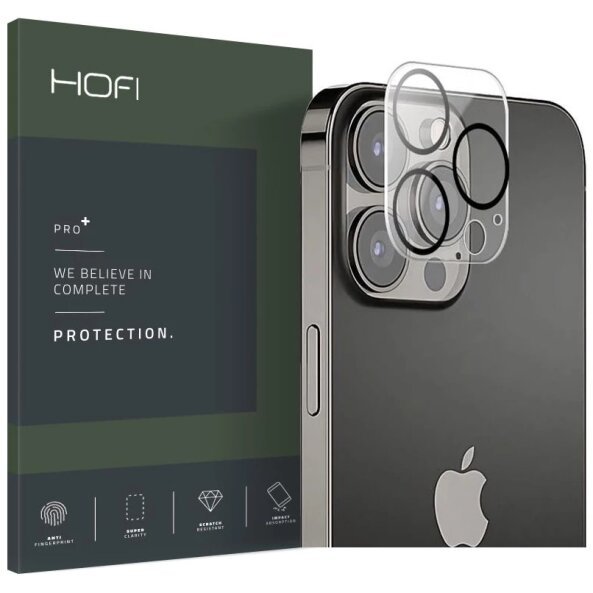 Folie de protectie Camera spate HOFI CAM PRO+ pentru Apple iPhone 13 Pro Max / 13 Pro, Sticla securizata, Full Glue HOFI152CL