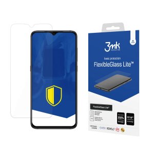 Folie de protectie Ecran 3MK FlexibleGlass Lite pentru Xiaomi Redmi 9A, Sticla Flexibila, Full Glue