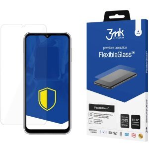 Folie de protectie Ecran 3MK FlexibleGlass pentru Samsung Galaxy A14 A145 / A14 5G A146, Sticla Flexibila, Full Glue 