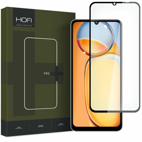Folie de protectie Ecran HOFI PRO+ pentru Xiaomi Poco C65 / 13C, Sticla Securizata, Full Glue, 2.5D, Neagra
