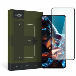 Folie de protectie Ecran HOFI PRO+ pentru Xiaomi Poco X5 Pro / Note 12 Pro / Note 12 Pro+, Sticla securizata, Full Glue, Neagra