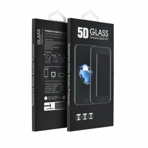 Folie de protectie Ecran OEM pentru Apple iPhone 14 Pro, Sticla Securizata, Full Glue, 5D, Neagra 